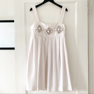 Anthropologie X Karta Embellished Trapeze Dress